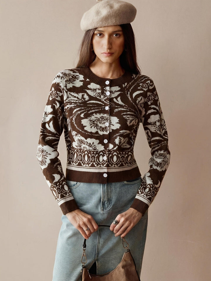 Brielle Flora Cardigan