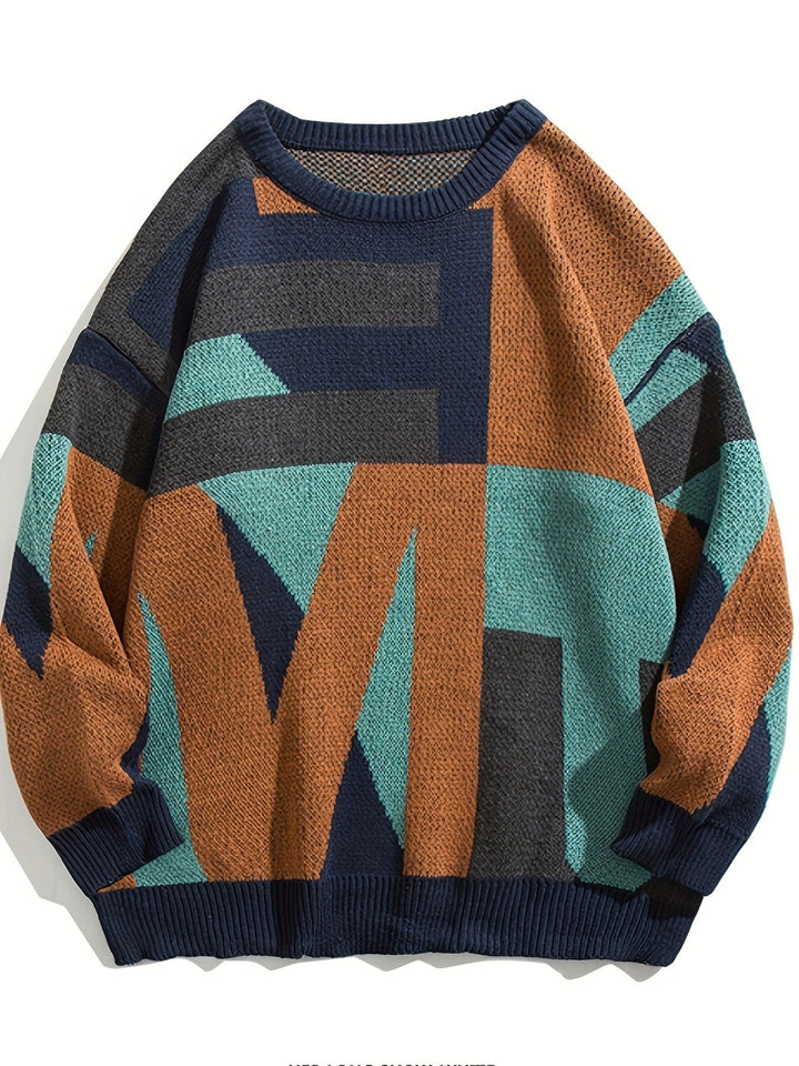 Kael Geometric Pullover