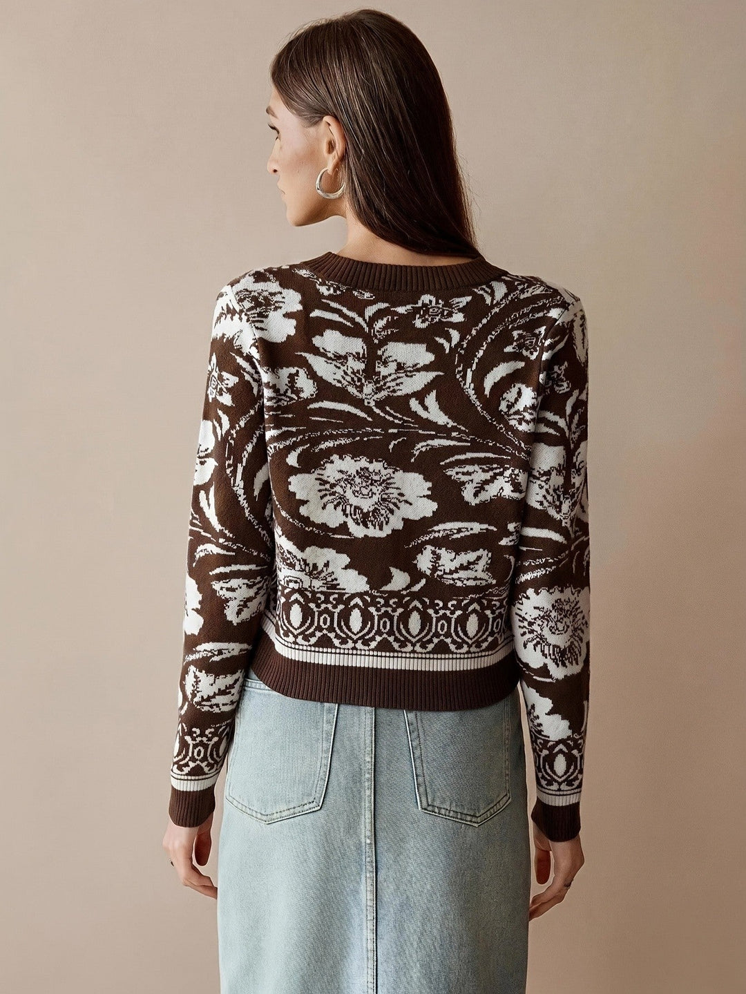 Brielle Flora Cardigan