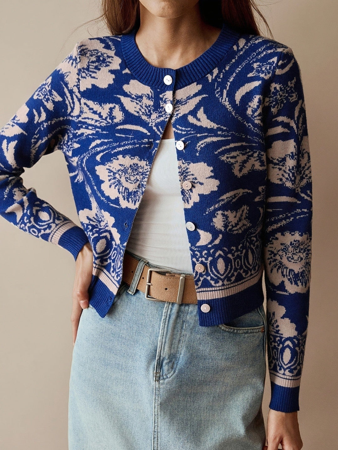 Brielle Flora Cardigan