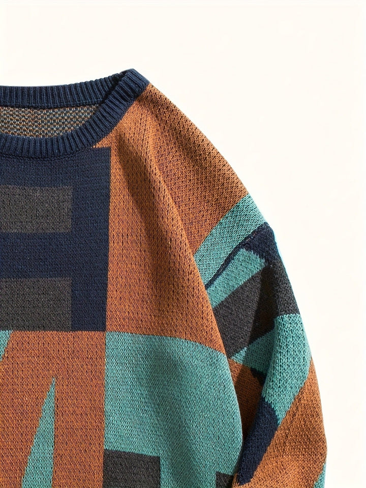 Kael Geometric Pullover