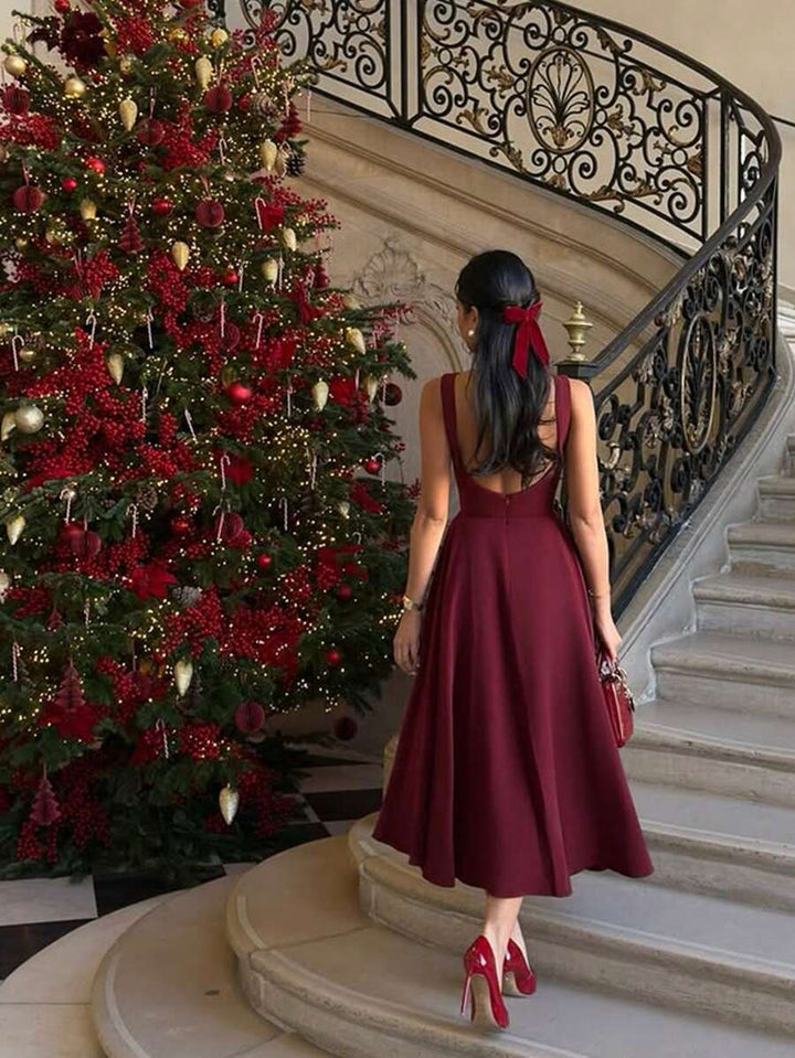 French midi dress