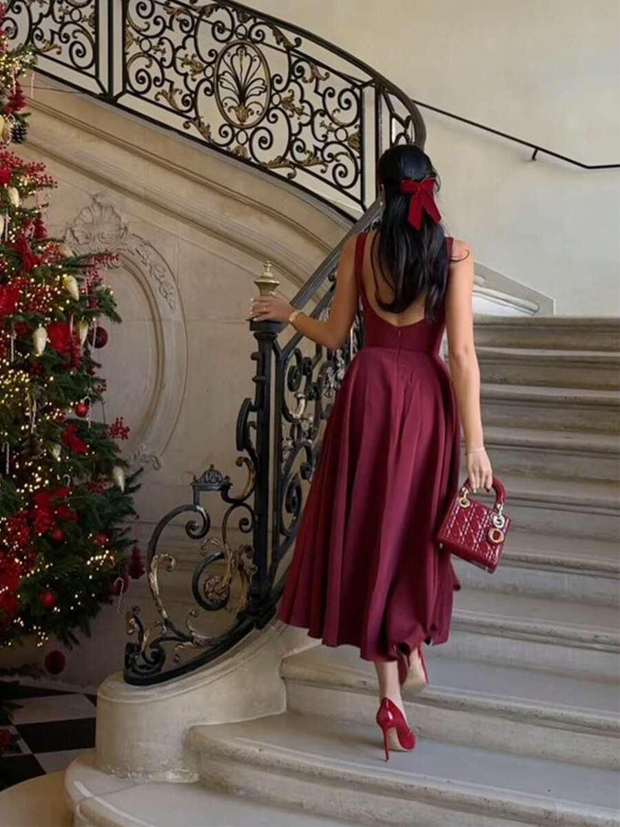 French midi dress
