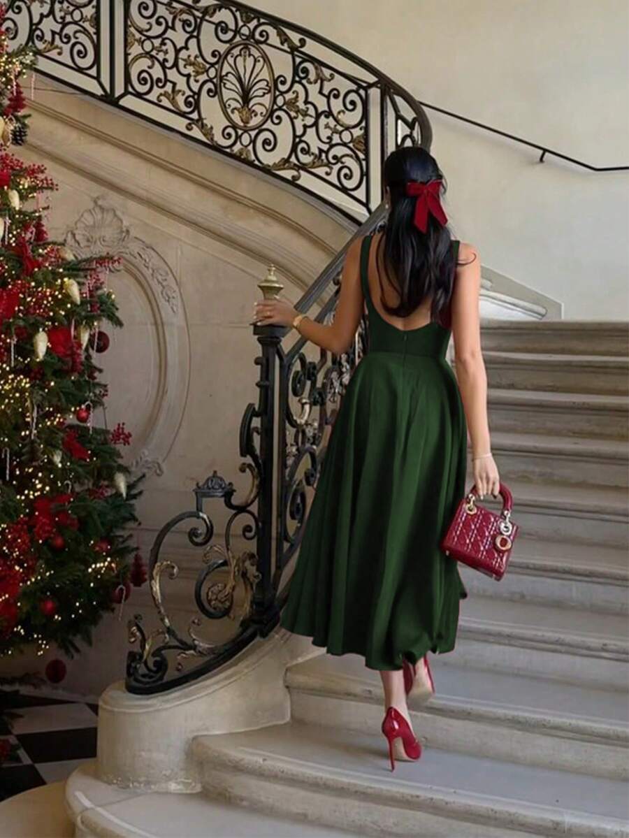 French midi dress