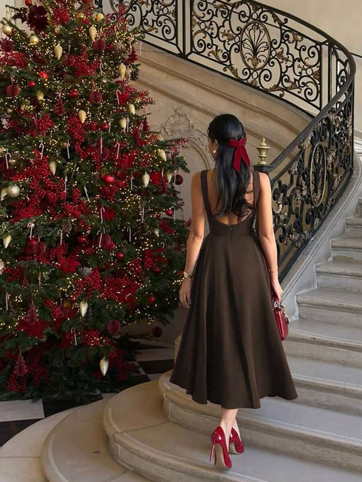 French midi dress