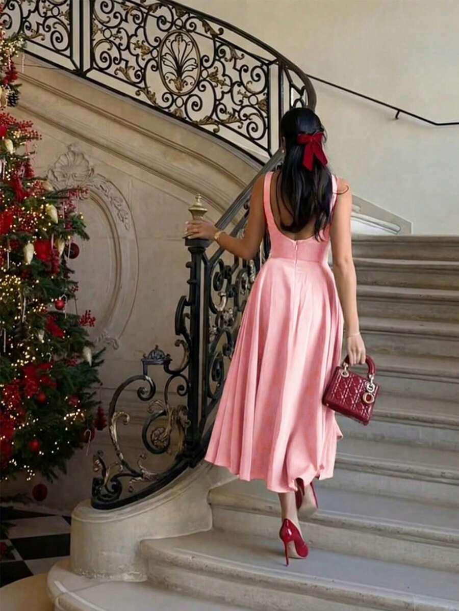 French midi dress