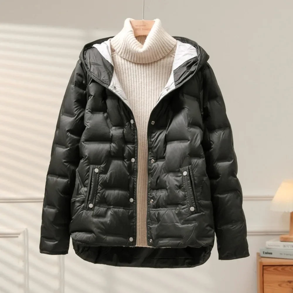 Livia | Quilted Hooded Winter Jacket