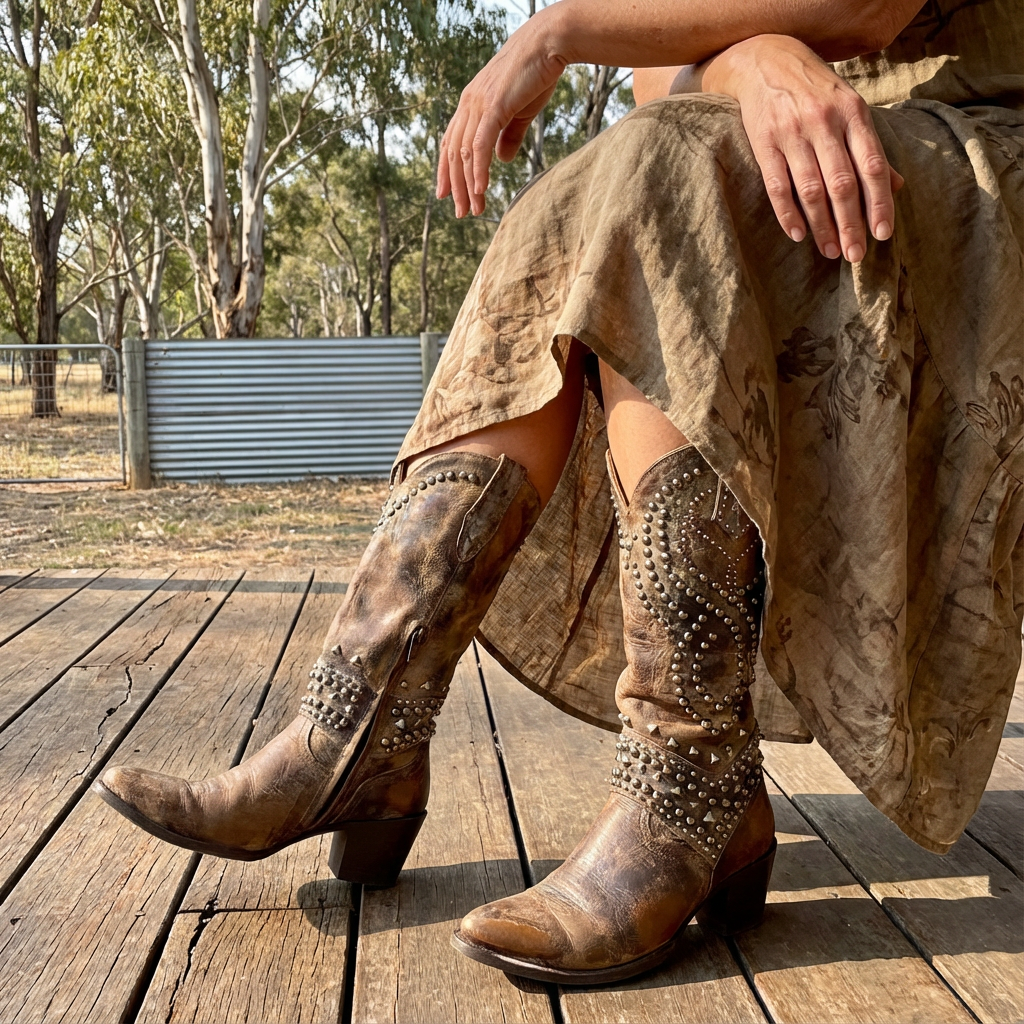 Monroe™ – Western Knee-High Boots
