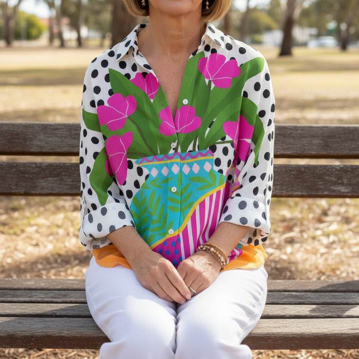 Amara™ | Blooming Vase Blouse