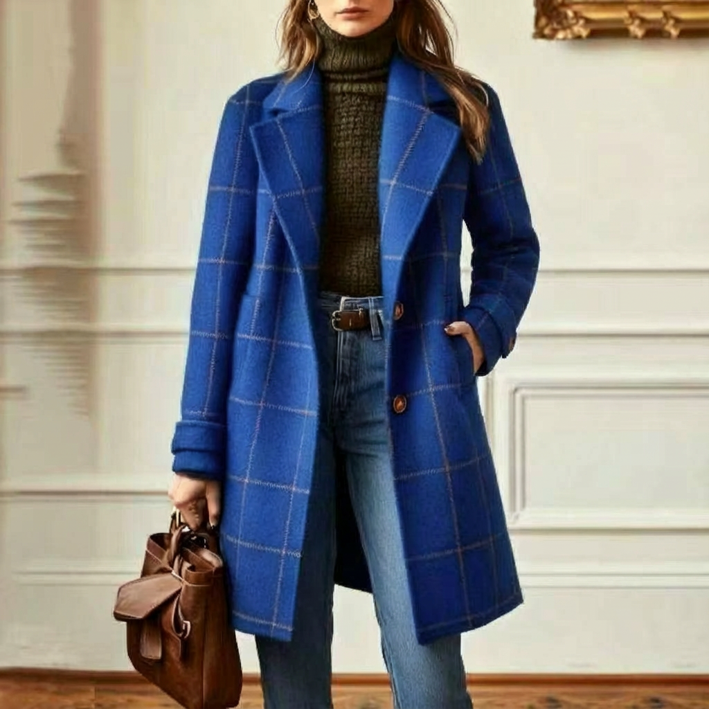 Oxford | Wool Check Coat