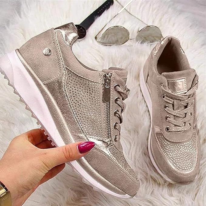 Ginette | Zip-Up Orthopedic Sneakers