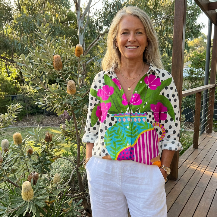 Amara™ | Blooming Vase Blouse