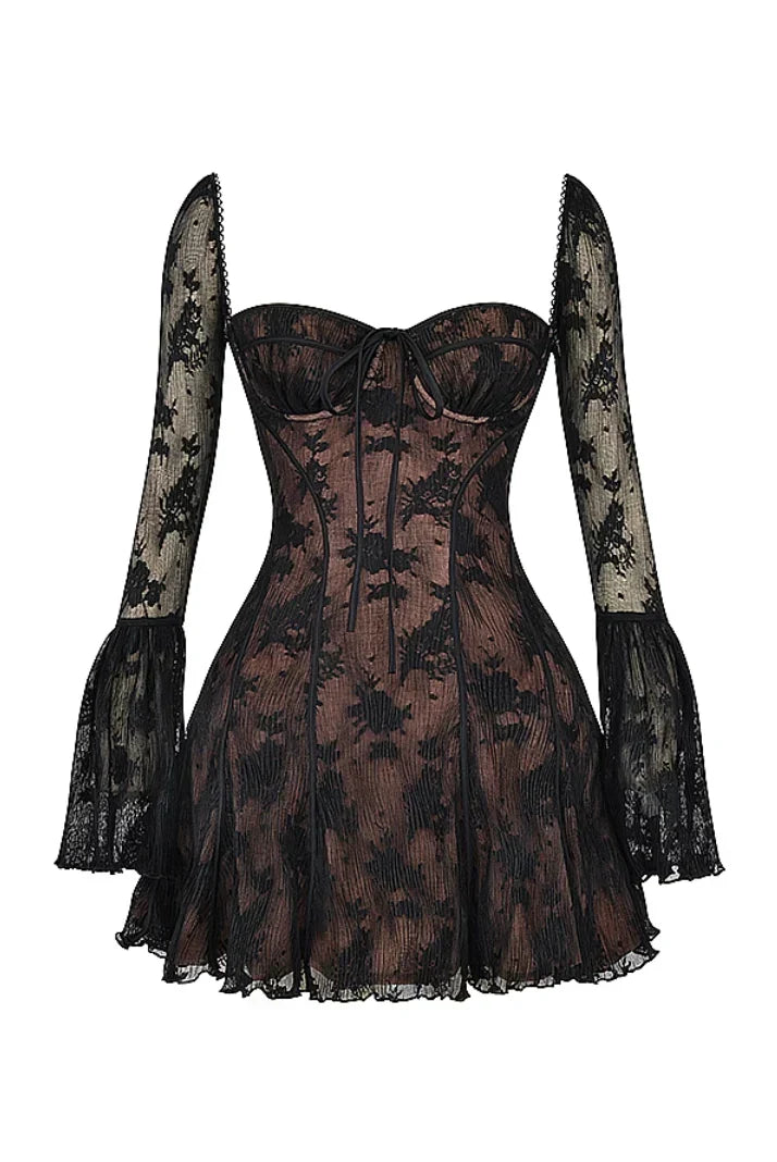 Amaya – The Romantic Lace Illusion Dress