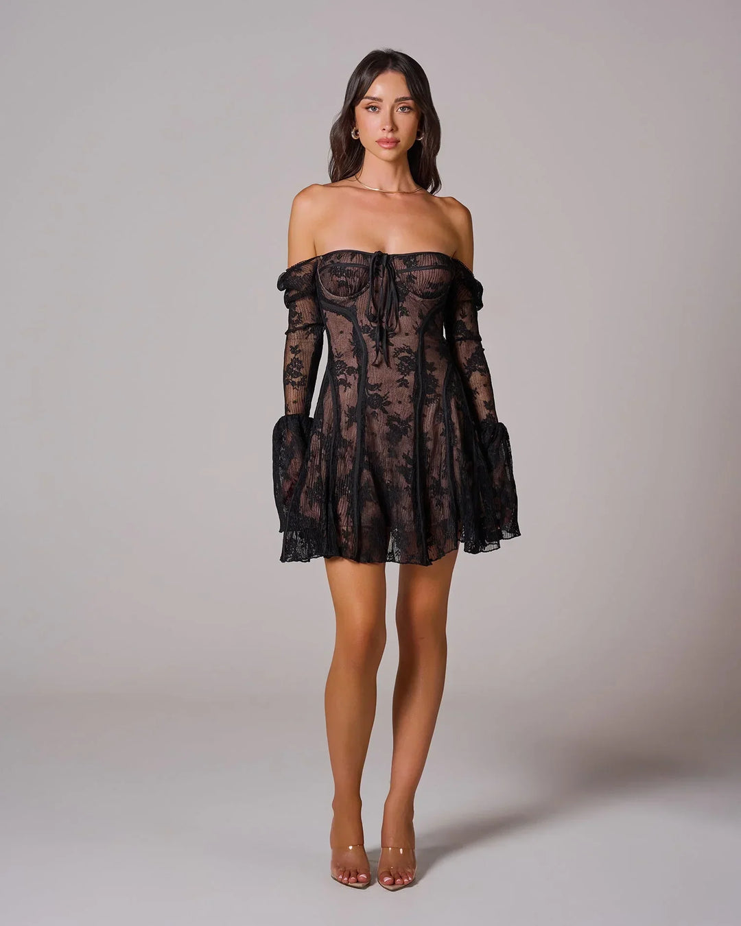Amaya – The Romantic Lace Illusion Dress