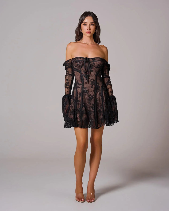 Amaya – The Romantic Lace Illusion Dress