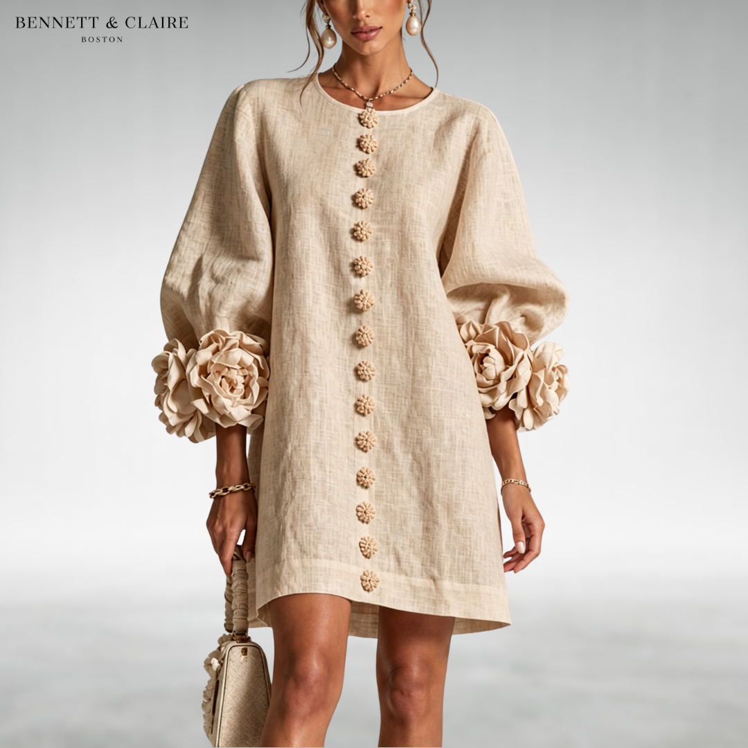 Carmena Floral Sleeve Dress