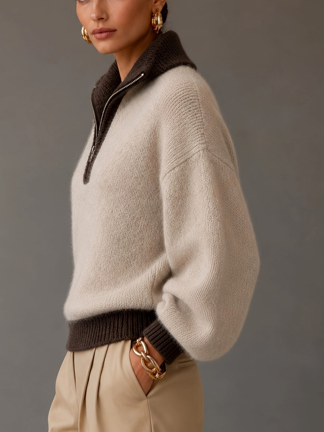 Freya Zip Pullover