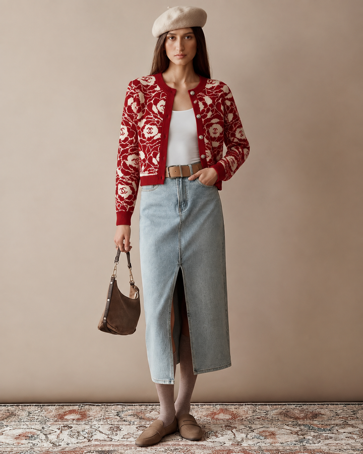 Brielle Flora Cardigan