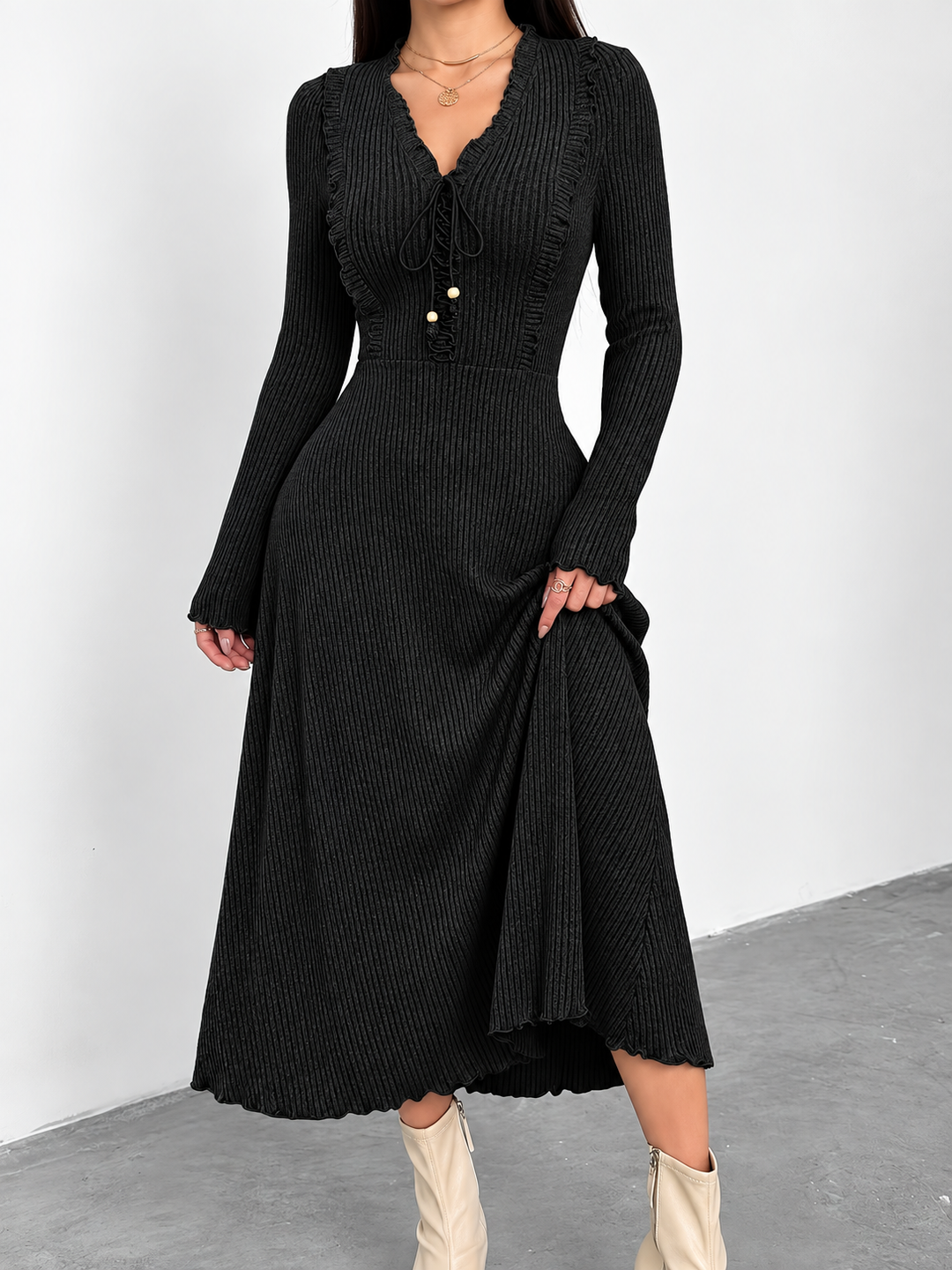 Calista Rib Dress