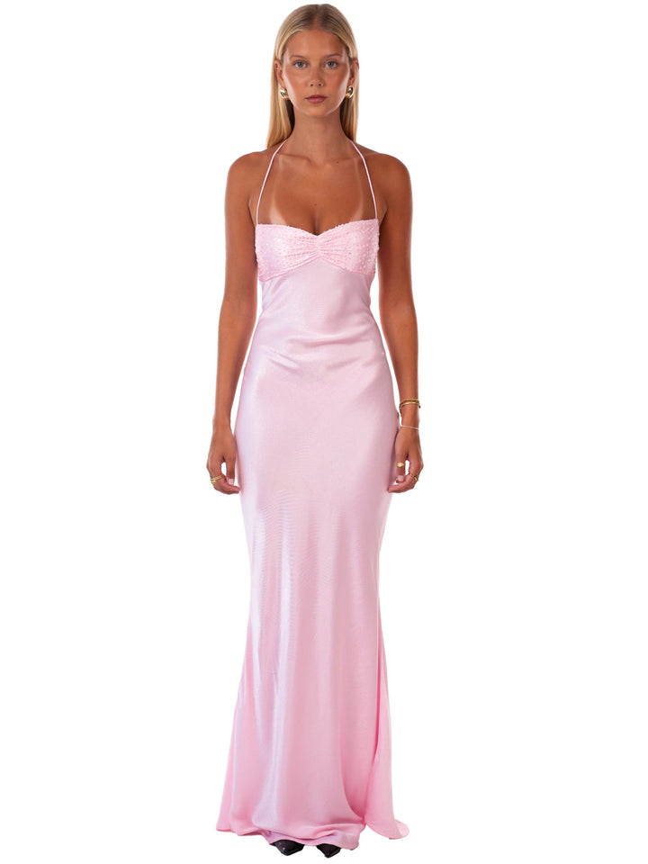 ANNA & CLAIRE BRISBANE | SATIN MAXI DRESS FOR WOMEN