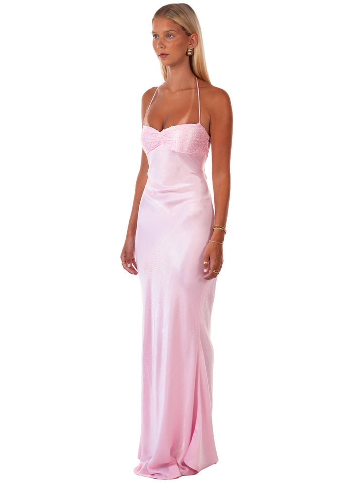 ANNA & CLAIRE BRISBANE | SATIN MAXI DRESS FOR WOMEN