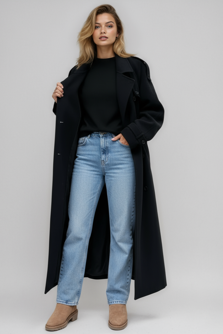 Evelyn | Oversized Trench Coat