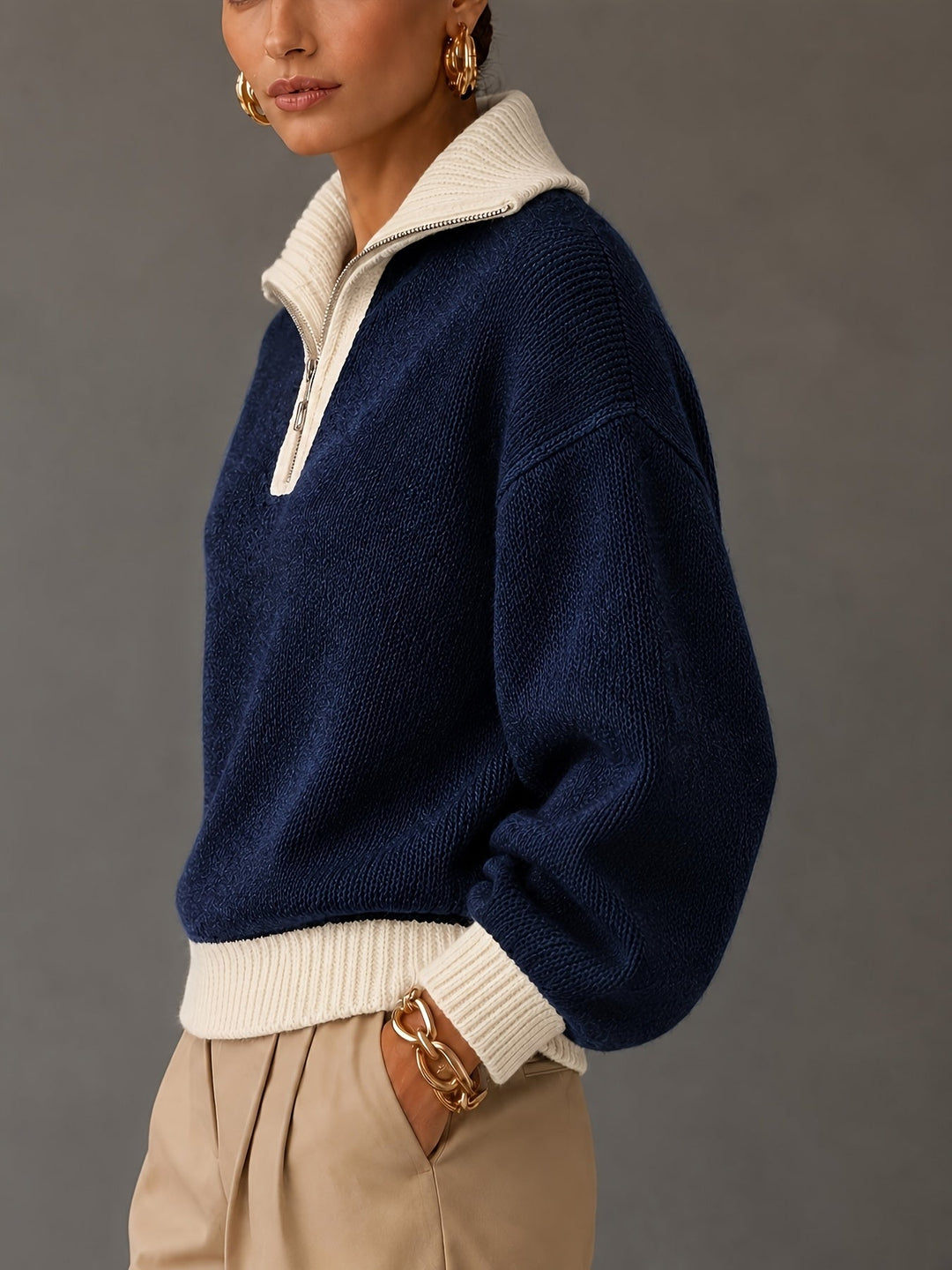 Freya Zip Pullover