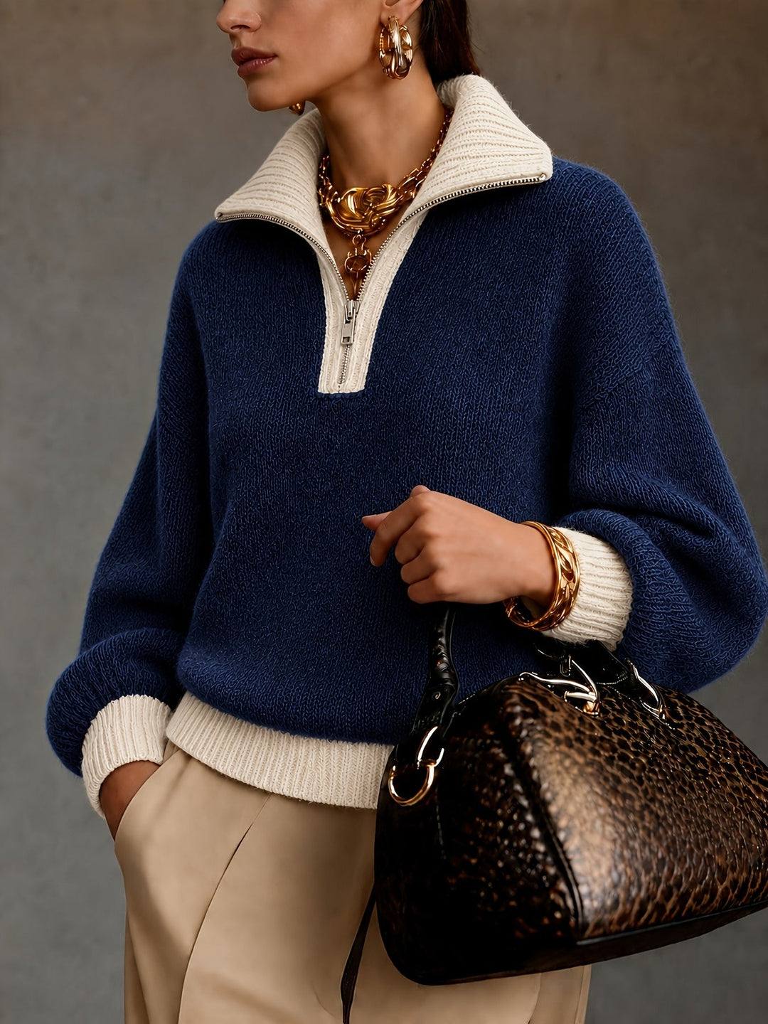 Freya Zip Pullover