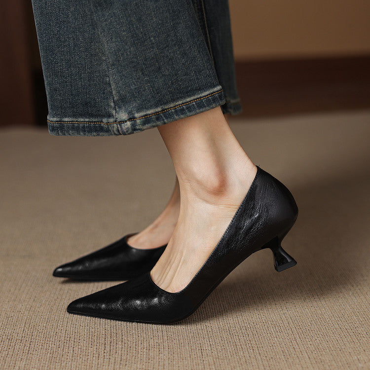 Elisoria™ Low-Heel Pointed Toe Pumps