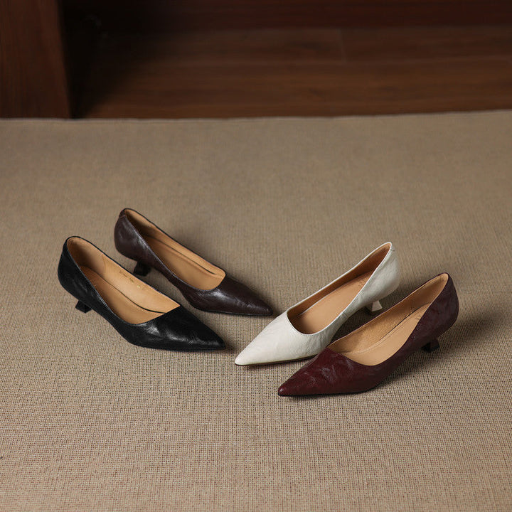 Elisoria™ Low-Heel Pointed Toe Pumps