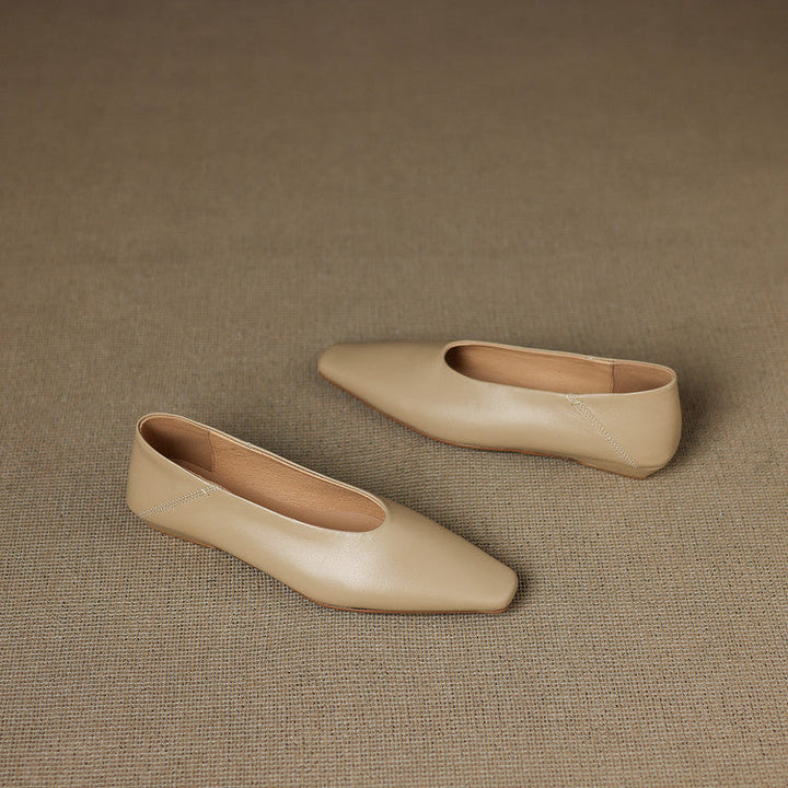 Emor™ Genuine Leather Flats