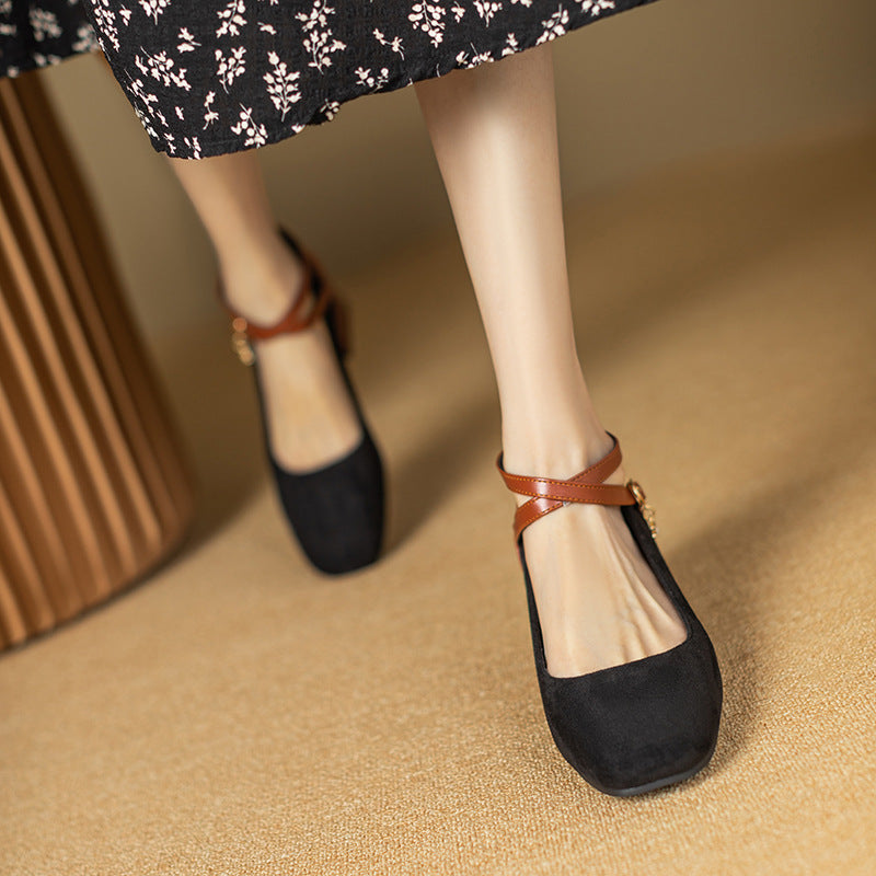 Avira™ Suede Slingback Heels
