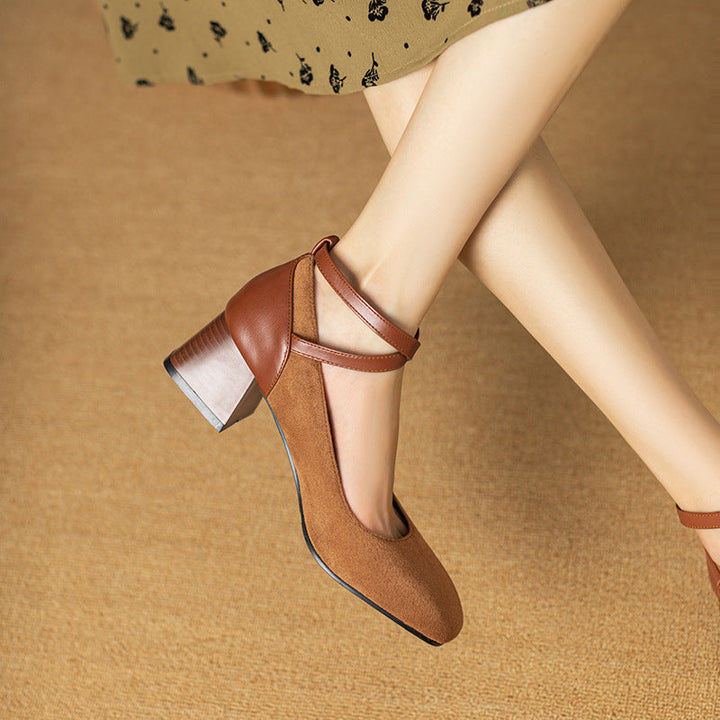Avira™ Suede Slingback Heels
