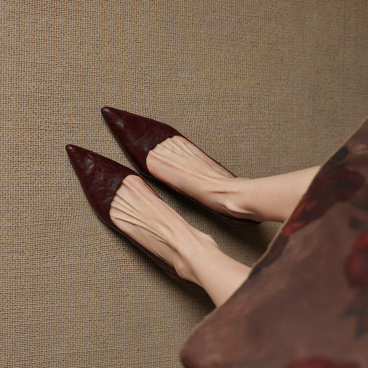 Elisoria™ Low-Heel Pointed Toe Pumps