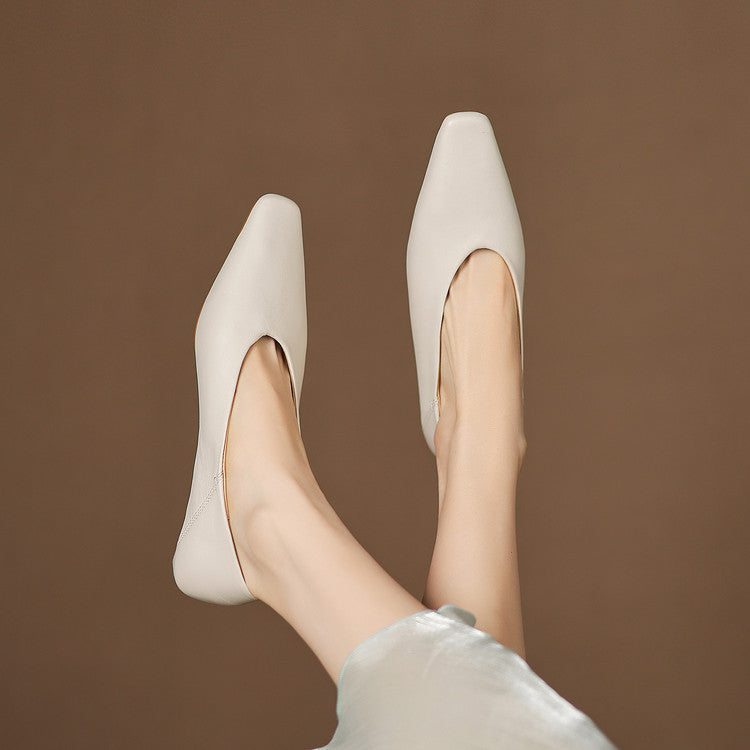 Emor™ Genuine Leather Flats