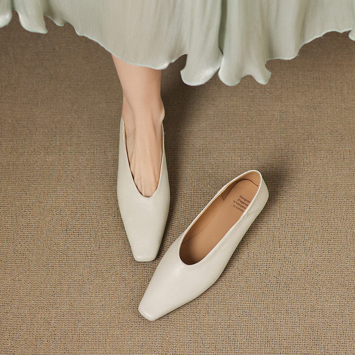 Emor™ Genuine Leather Flats