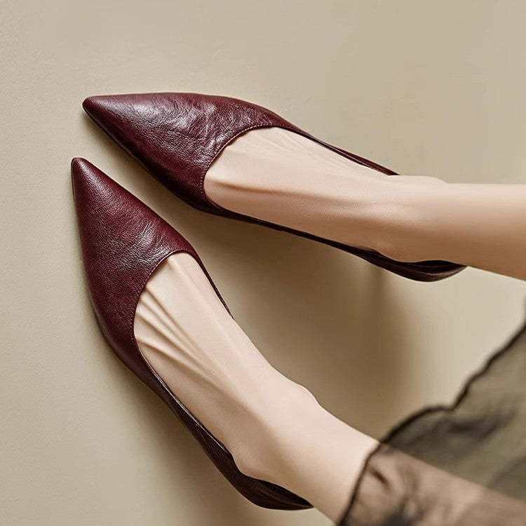 Elisoria™ Low-Heel Pointed Toe Pumps