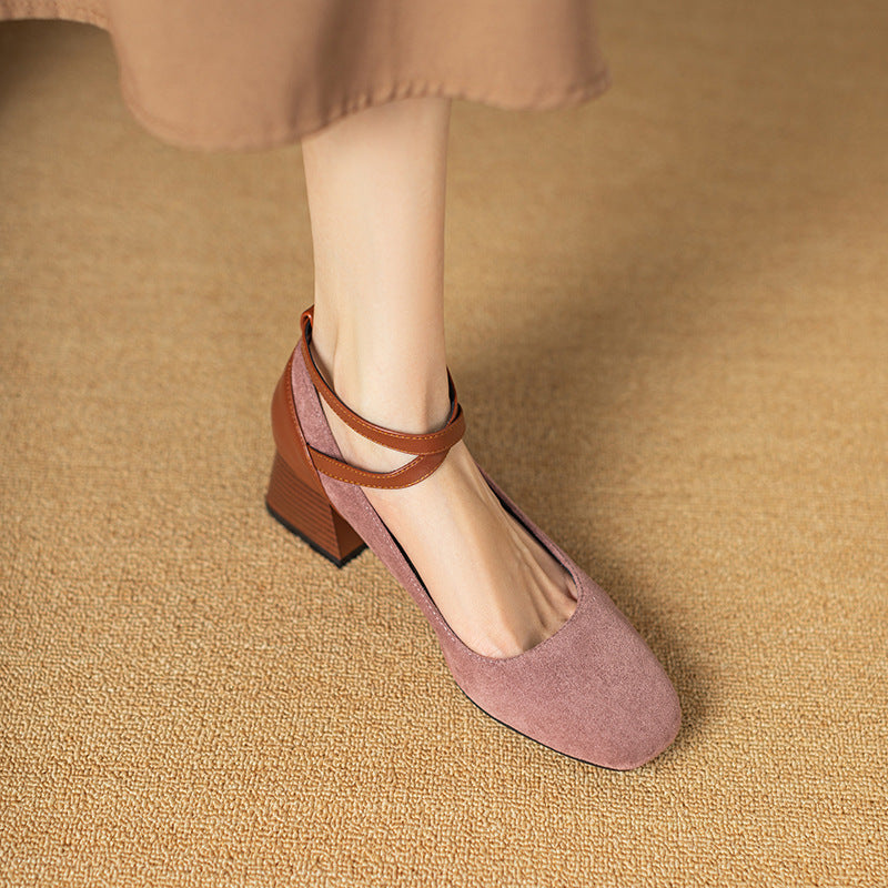Avira™ Suede Slingback Heels