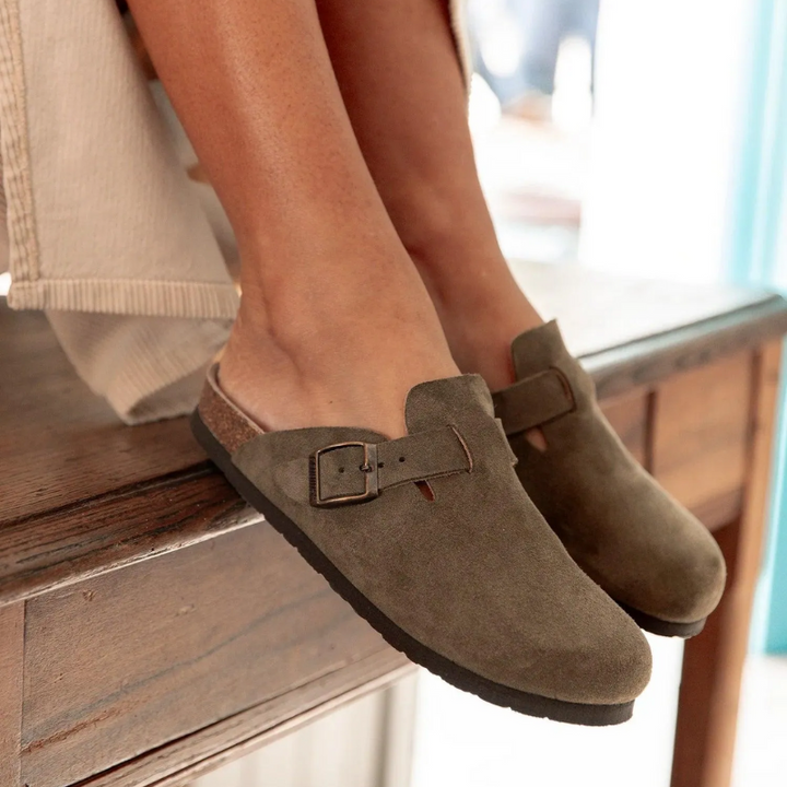 Clogg's™ Suede Slip-On Comfort