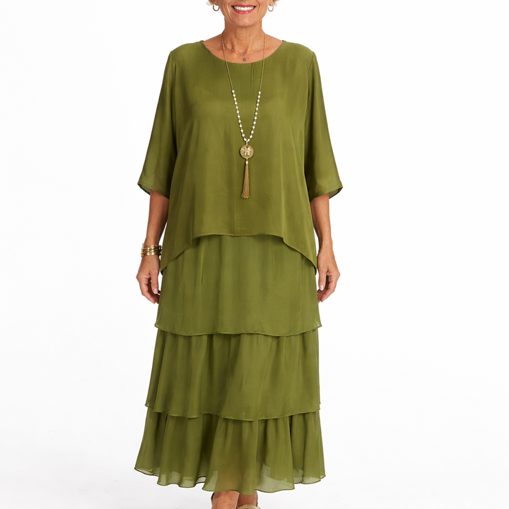 Quivira™ Elegant Flowing Maxi Dress for Women with Light Fall