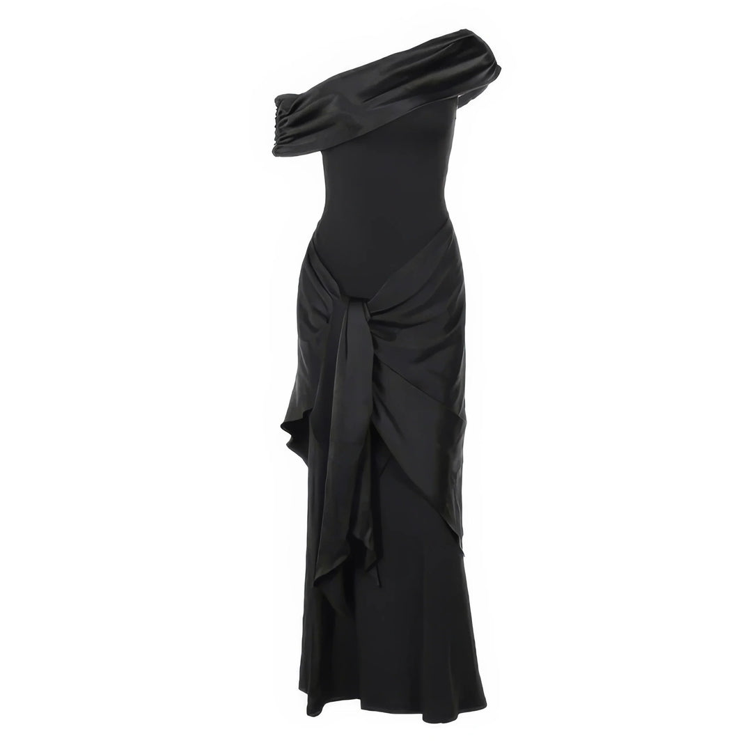 Romantique – The Satin Drape Hourglass Gown