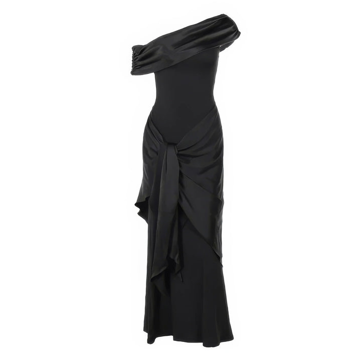 Romantique – The Satin Drape Hourglass Gown