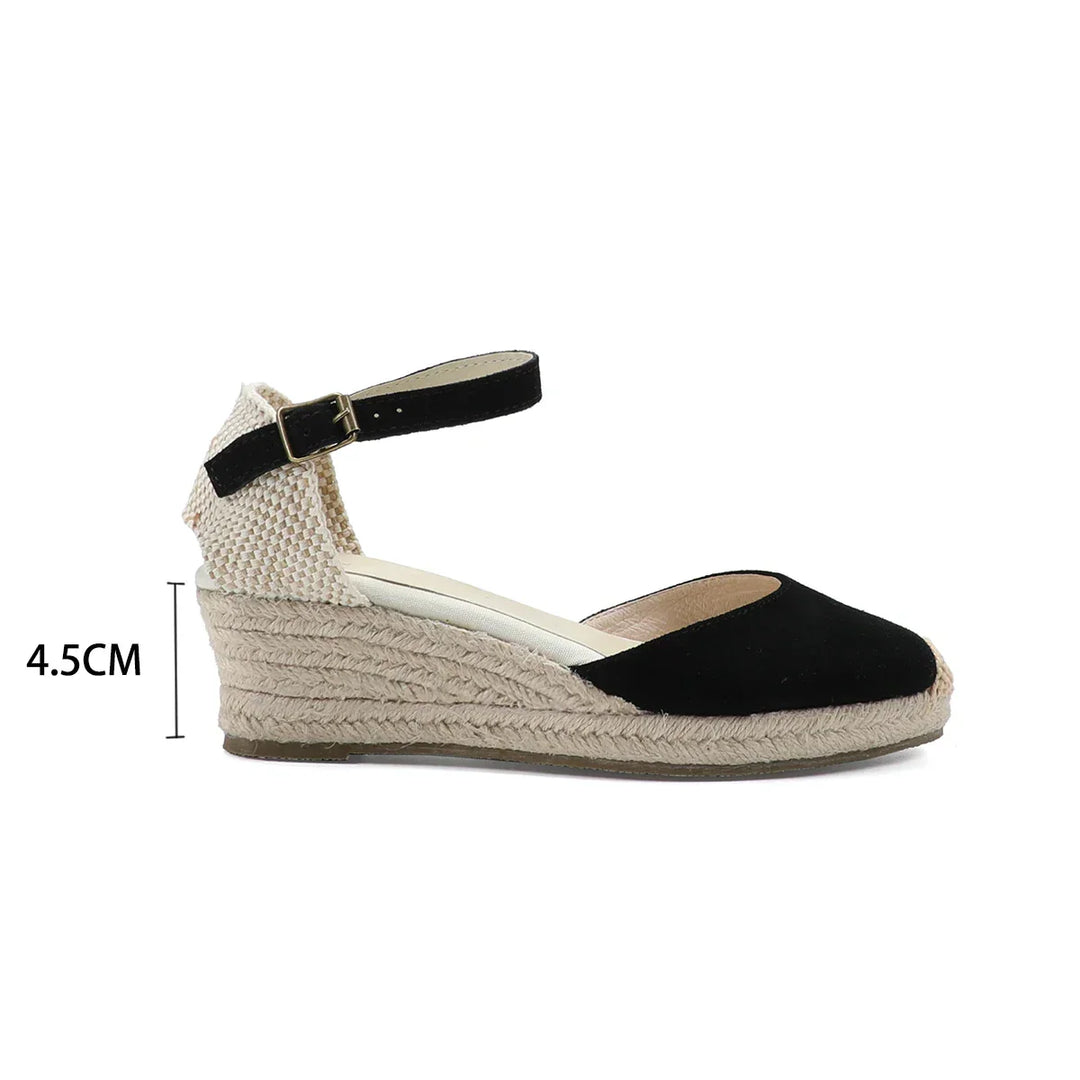 Sophie™ Suede Espadrille Wedges Sandals