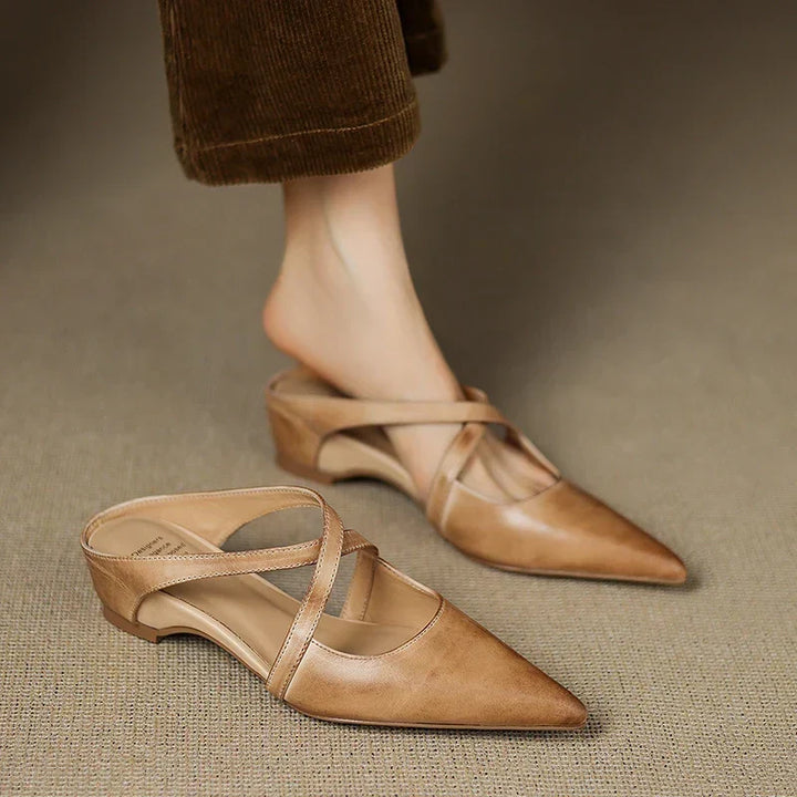 Aluna | Genuine Leather Mules