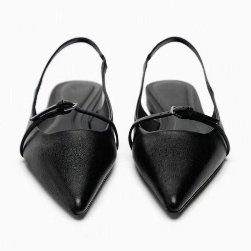 Elle™ Pointed Slingback Flats Sandals