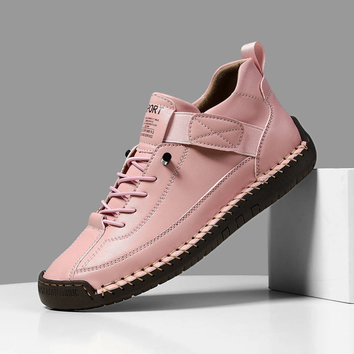 Victoria™ – Hand‑Stitched Leather Slip‑On Loafers