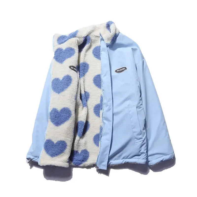 Amara | Reversible Heart-Detail Jacket