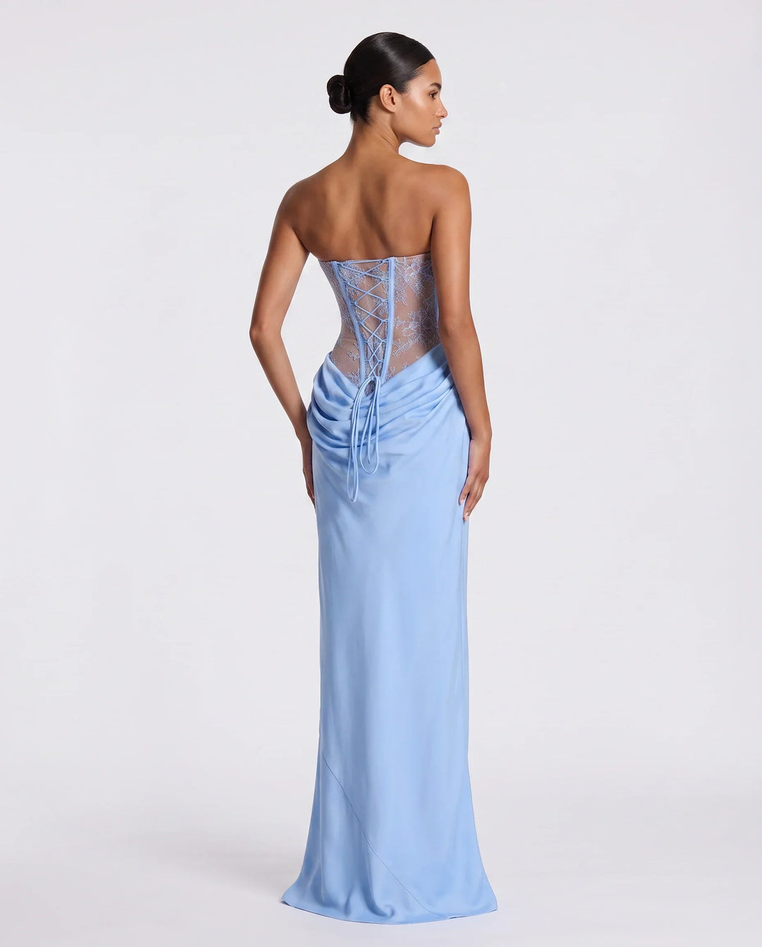 Solvaine — The Lace Corset Maxi Gown