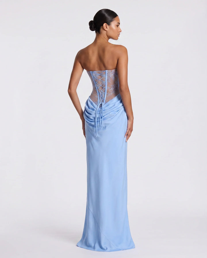Solvaine — The Lace Corset Maxi Gown