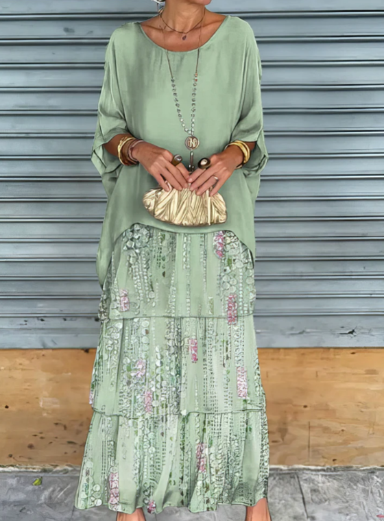 Quivira™ Elegant Flowing Maxi Dress for Women with Light Fall